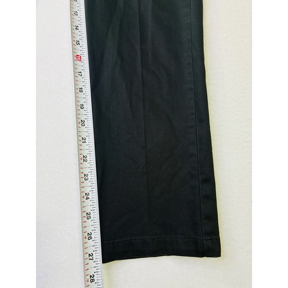 Dockers Flex Comfort Slim Fit Chinos Mens Black Flat Front Trousers 30x28